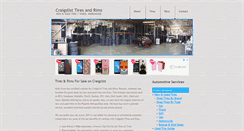 Desktop Screenshot of craigslisttiresandrims.com