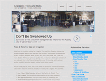 Tablet Screenshot of craigslisttiresandrims.com